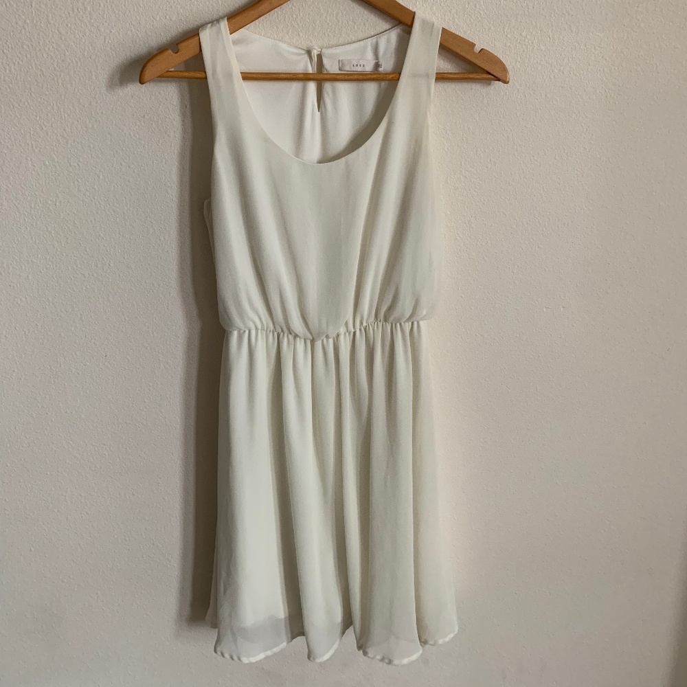 Lush Winter White Dress